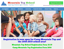 Tablet Screenshot of mountaintopschool.org